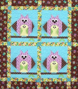 Sweet Peep baby quilt