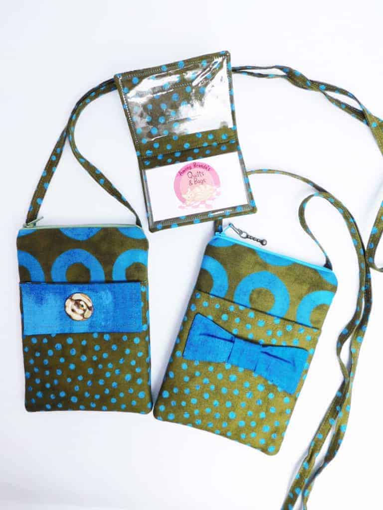 Purse and wallet from Sweet Talk crossbody phone bag pattern