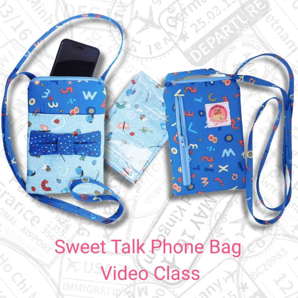 Sweet Talk Phone Bag video class.