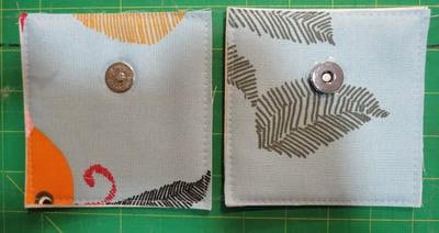 Two sides of the snap, open