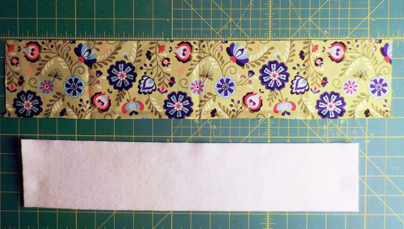 fabric and fusible fleece