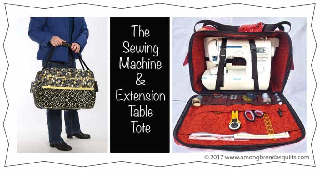 Sewing Machine Tote Pattern With Room for Table Extender