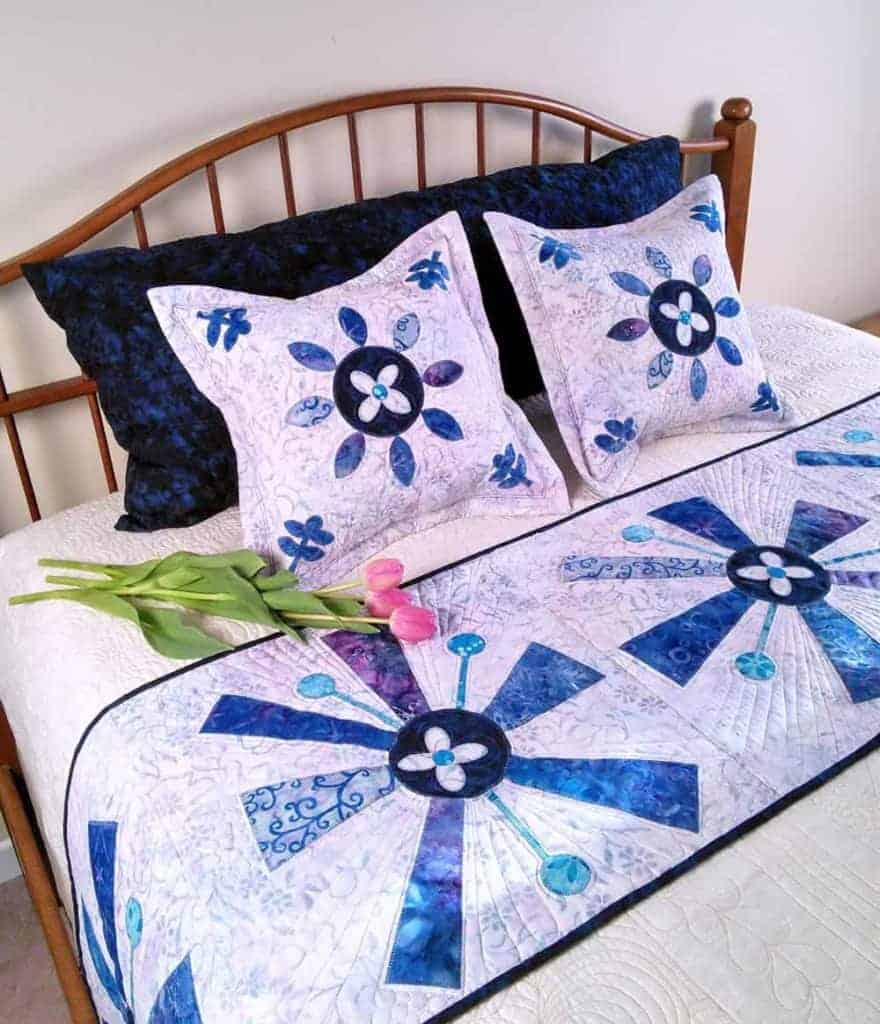 Crazy Love Bed Runner and Pillow Shams Pattern