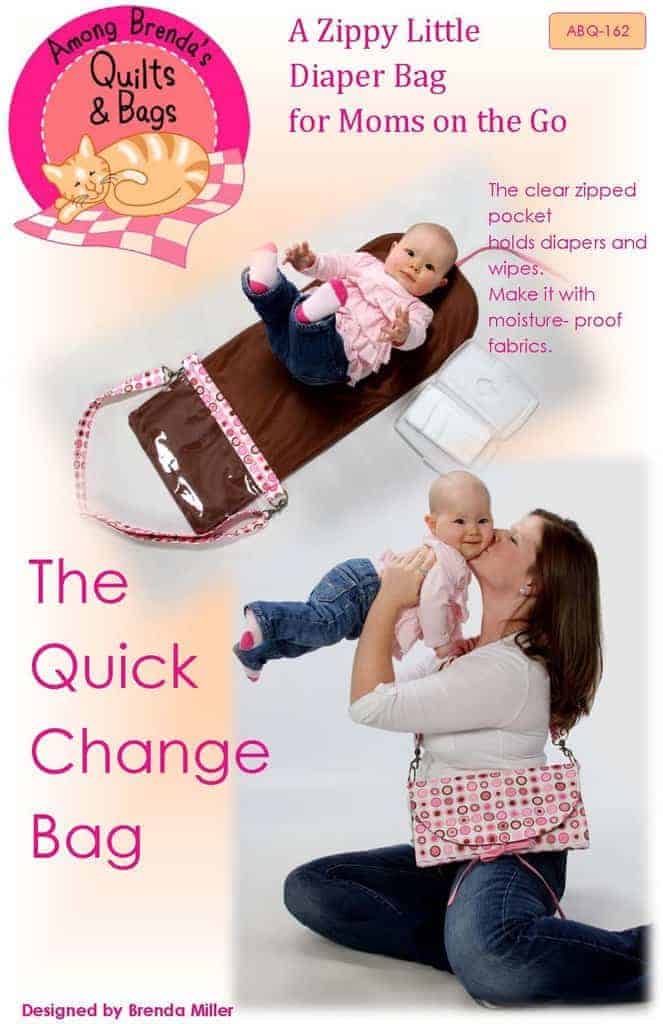 Quick Change diaper bag pattern.