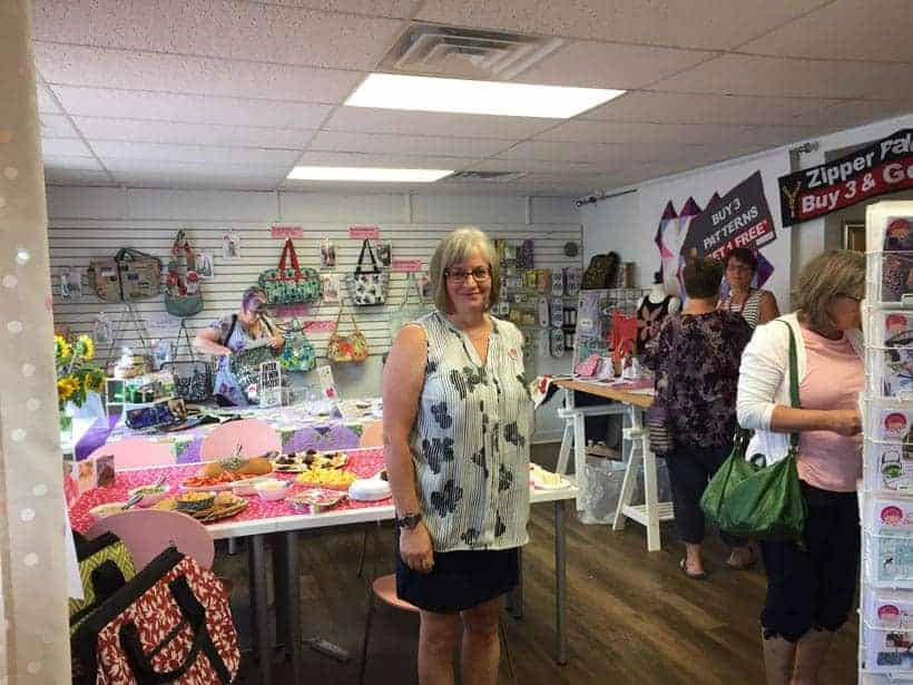 Brenda Miller in her ABQ Sewing Studio