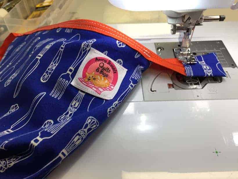 Sewing reusable bag