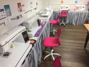 Baby Lock sewing machine display