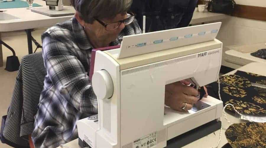 Sewing class