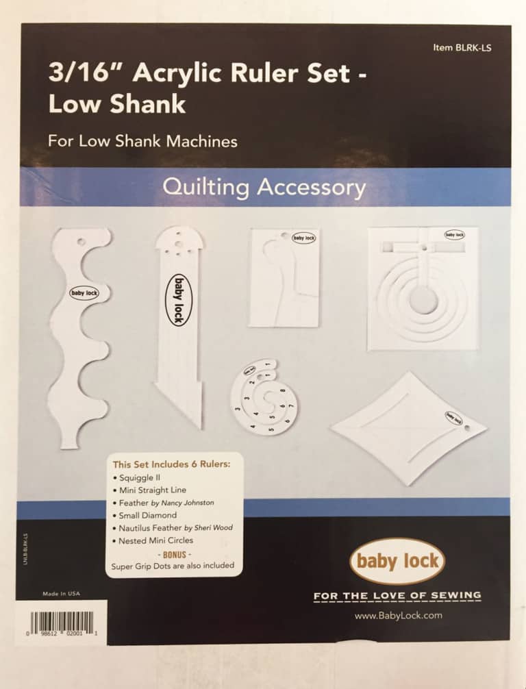 Comparison of Ruler Requirements for Sewing Machine Shank Height
