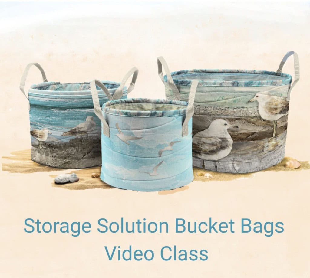 Storage Solutions Bucket Bags video class.