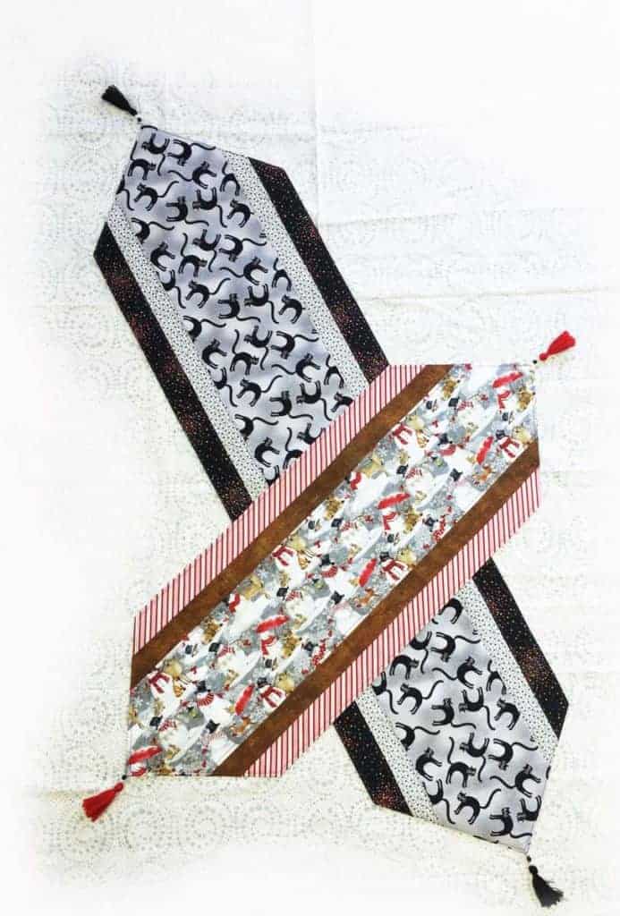 Table runner made from pattern.