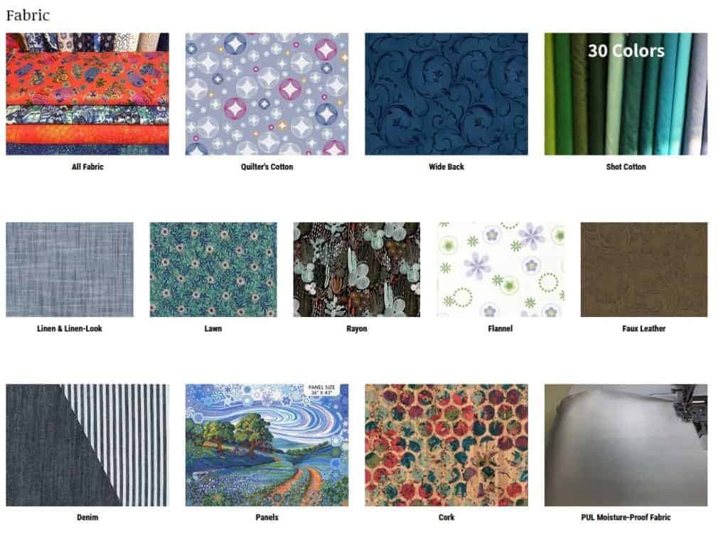 How to compare fabrics online