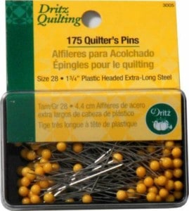 Quilter's pins