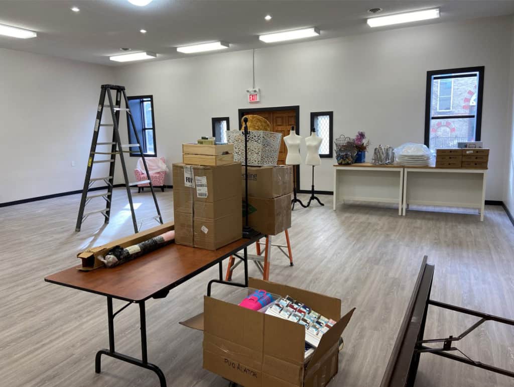 Interior space for new ABQ location