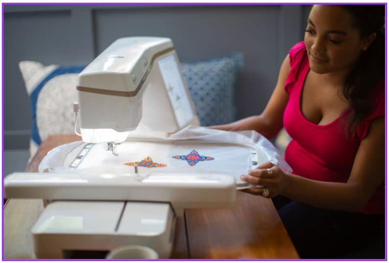 embroiderymachine Among Brenda's Quilts & Bags