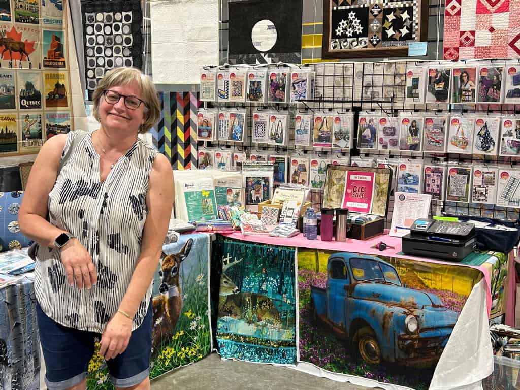 ABQ booth at the Sarnia Quilt Show.