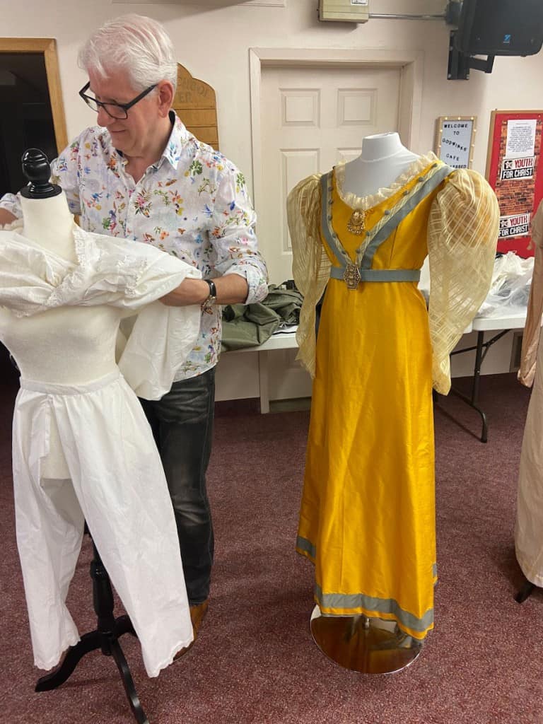Joseph Hisey presents a lecture and display of vintage clothing.