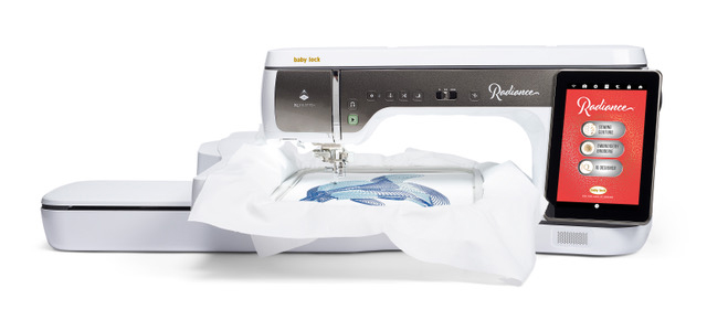 Radiance sewing and embroidery machine by Baby Lock.