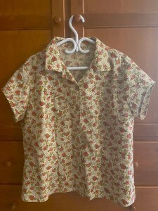 A DIY print blouse for Spring.