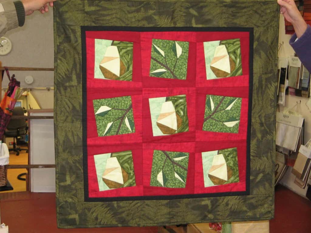 Pears Helene Table Set Pattern With Foundation Piecing Guide