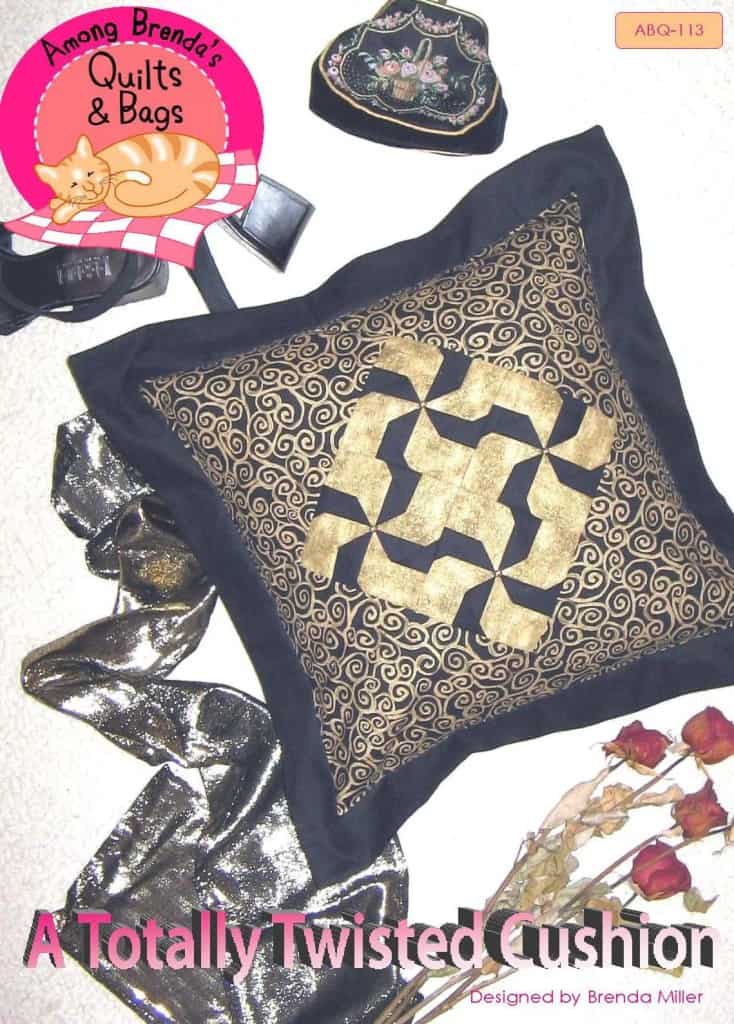 Totally Twisted Cushion Pattern for DIY luxury throw pillows.