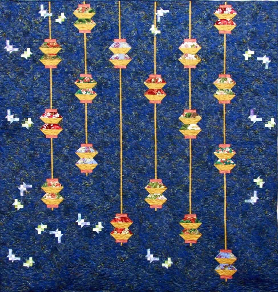 Oriental Lantern Quilt design.