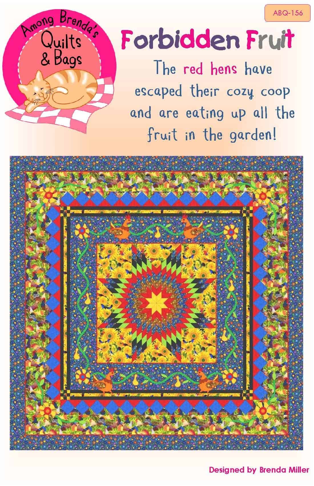 Forbidden Fruit pattern by Brenda Miller at Among Brenda's Quilts & Bags.