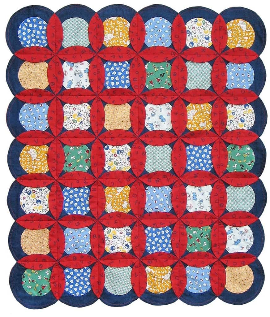 Circle Time toddler quilt.