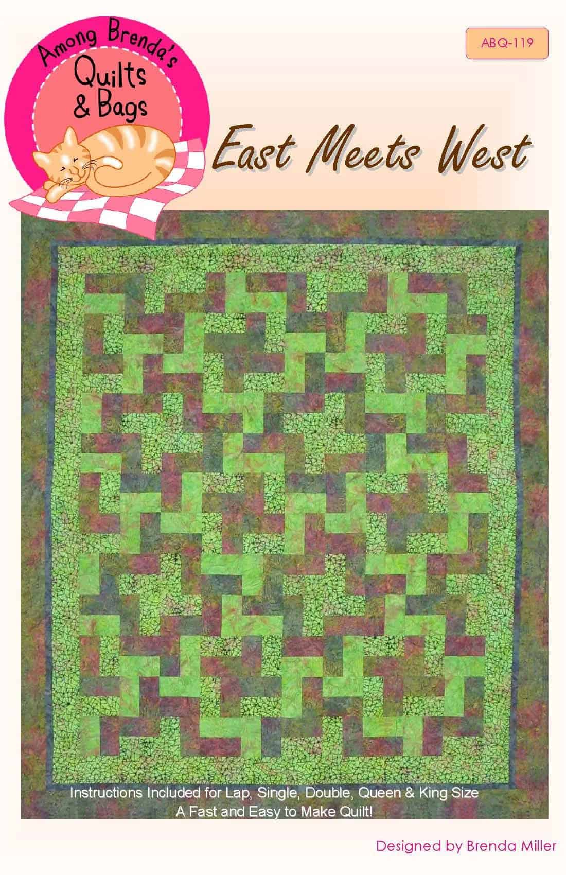 East Meets West quilt pattern.