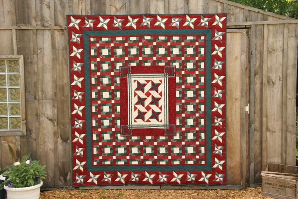 Highland Fling, made from a Celtic quilt pattern.