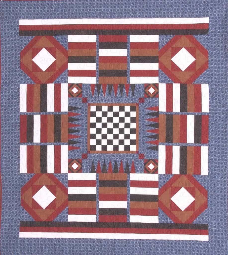 Play It Again Gameboard Quilt pattern.