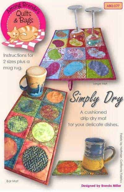 Various Styles Quilted Dish Drying Mat