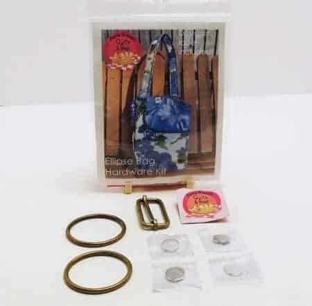 Ellipse Bag Hardware Kit - Brass