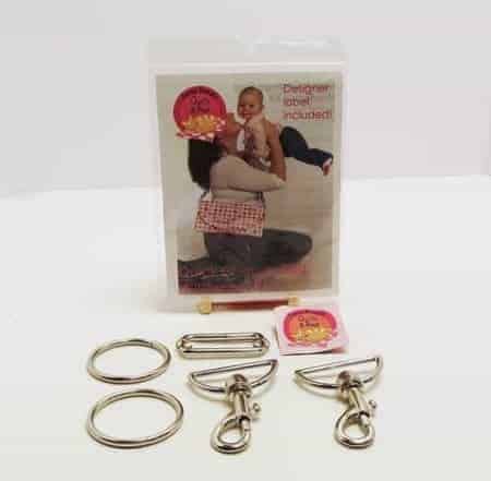 Quick Change Diaper Bag Hardware Kit - Nickel