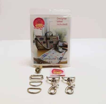 Urban Computer Satchel Hardware Kit - Nickel