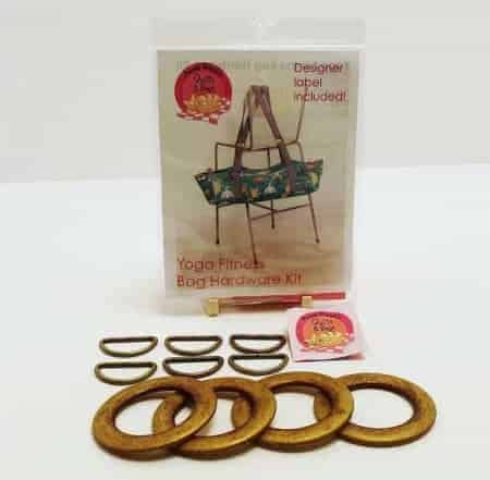 Yoga Fitness Bag Hardware Kit - Brass