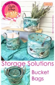 Storage Solutions Bucket Bags pattern 
