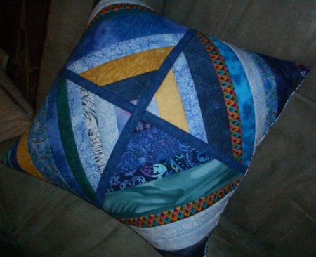 Denise J - Bowing the Strings cushion