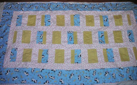 Leah - Raggy Baby Quilt