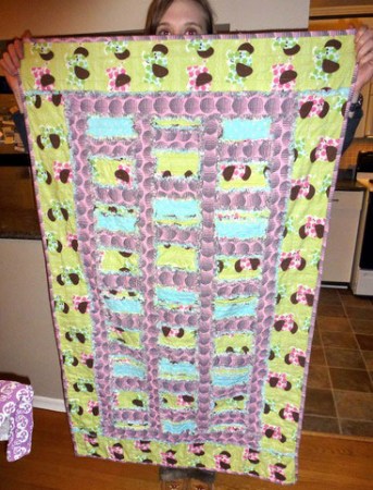 Leah S - Raggy Baby Quilt