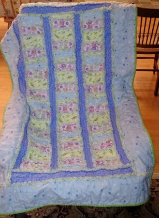 Leah S - Raggy Baby Quilt